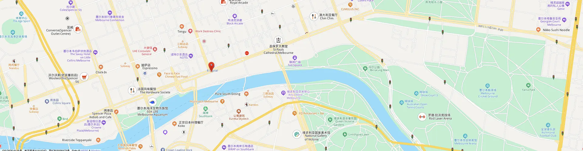 2 Queen Street Melbourne map